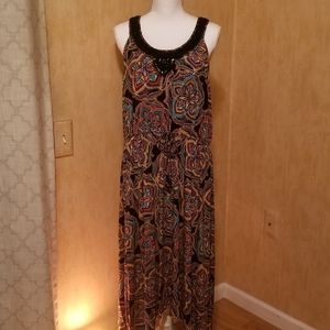 Spense Sleeveless Summer Maxi Dress